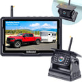 Wireless Solar Magnetic Backup Camera HD 1080P 5'' Monitor Kit T86158
