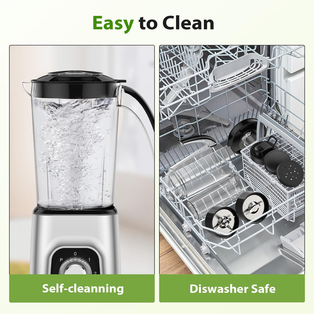 1000W 4 in 1 Blender Food Processor Combo U2637