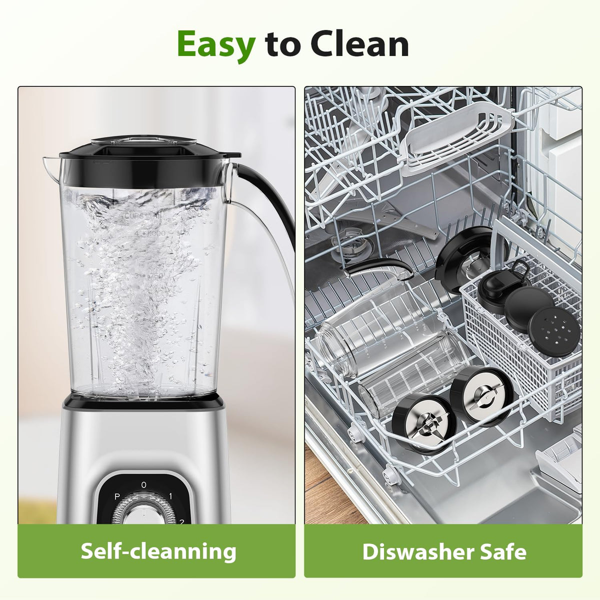 1000W 4 in 1 Blender Food Processor Combo U2637