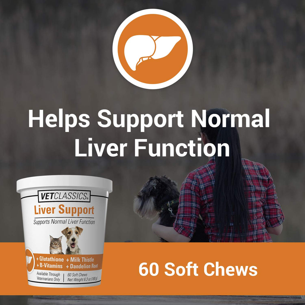 Liver Support Pet Health Supplement 60 Ct Q898