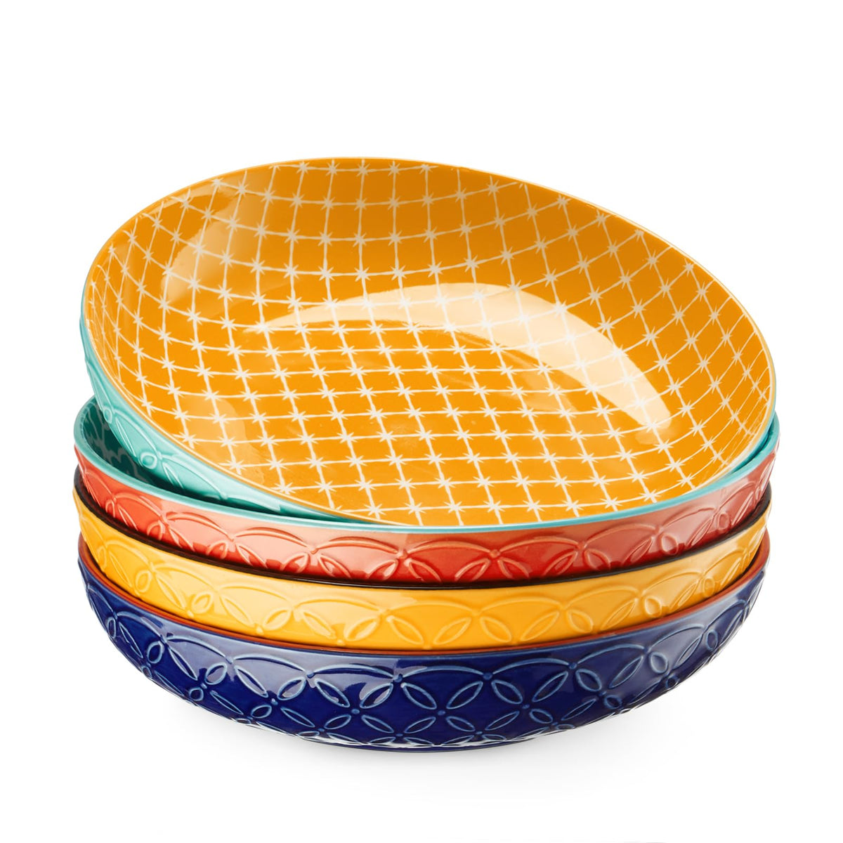 8.5" Porcelain Serving Bowls Set of 4 J565