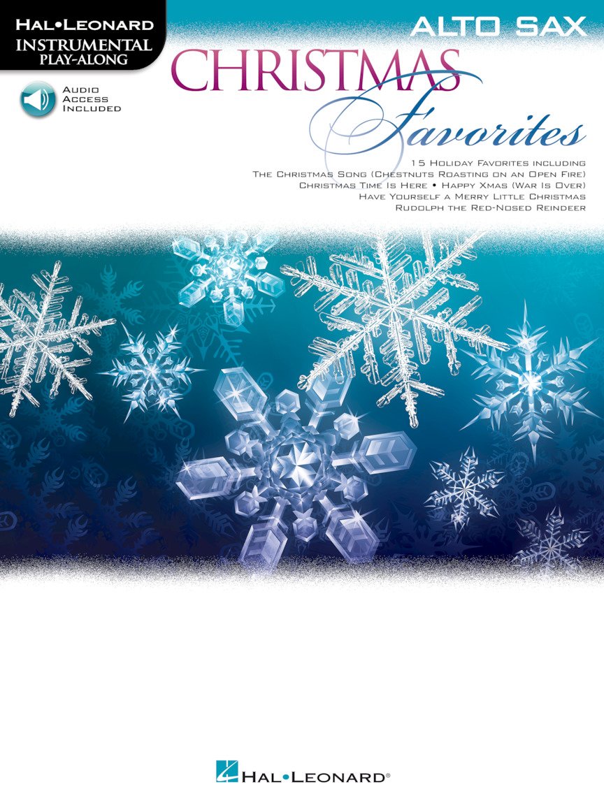 Alto Sax Holiday Sheet Music Book with Online Audio Tracks O3351