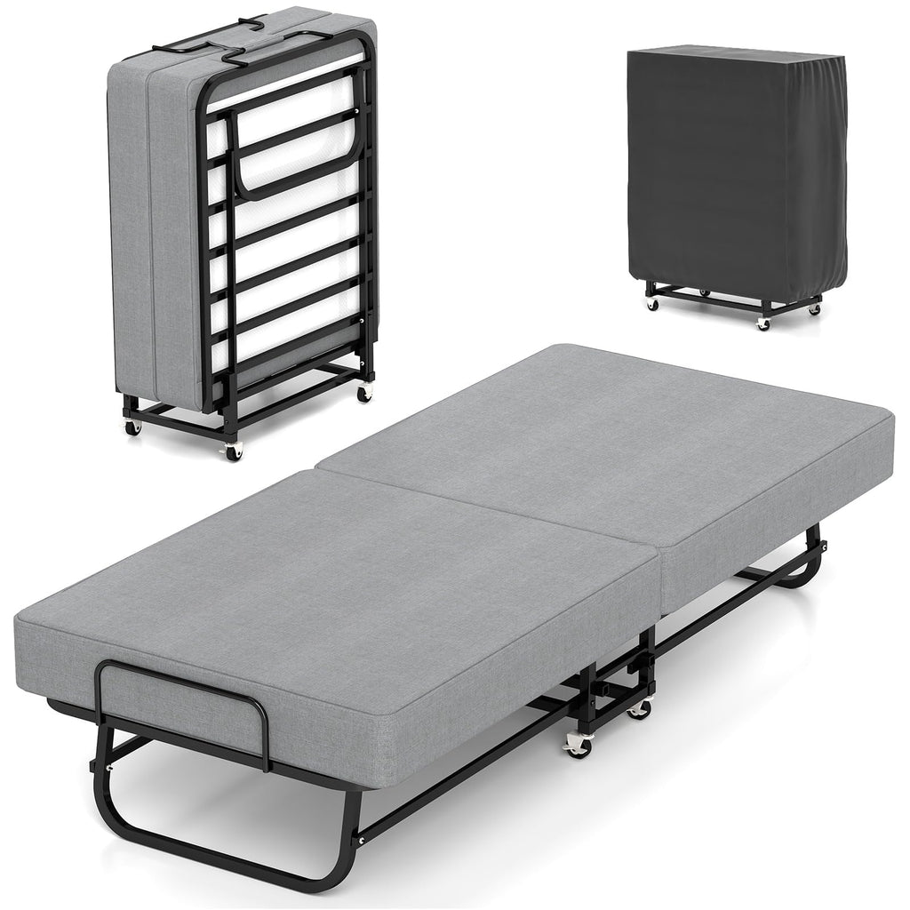 Folding Bed with Mattress W1954