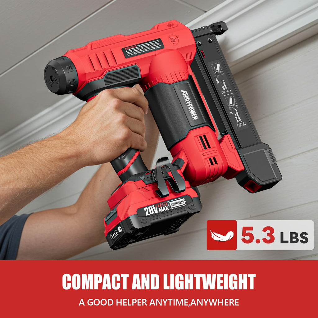 18 Gauge Cordless Brad Nailer and Electric Stapler H590699