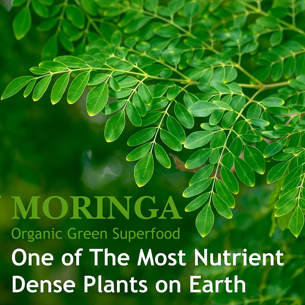 Organic Moringa Capsules 120 Capsules 1000mg Non GMO Gluten Free Y140596