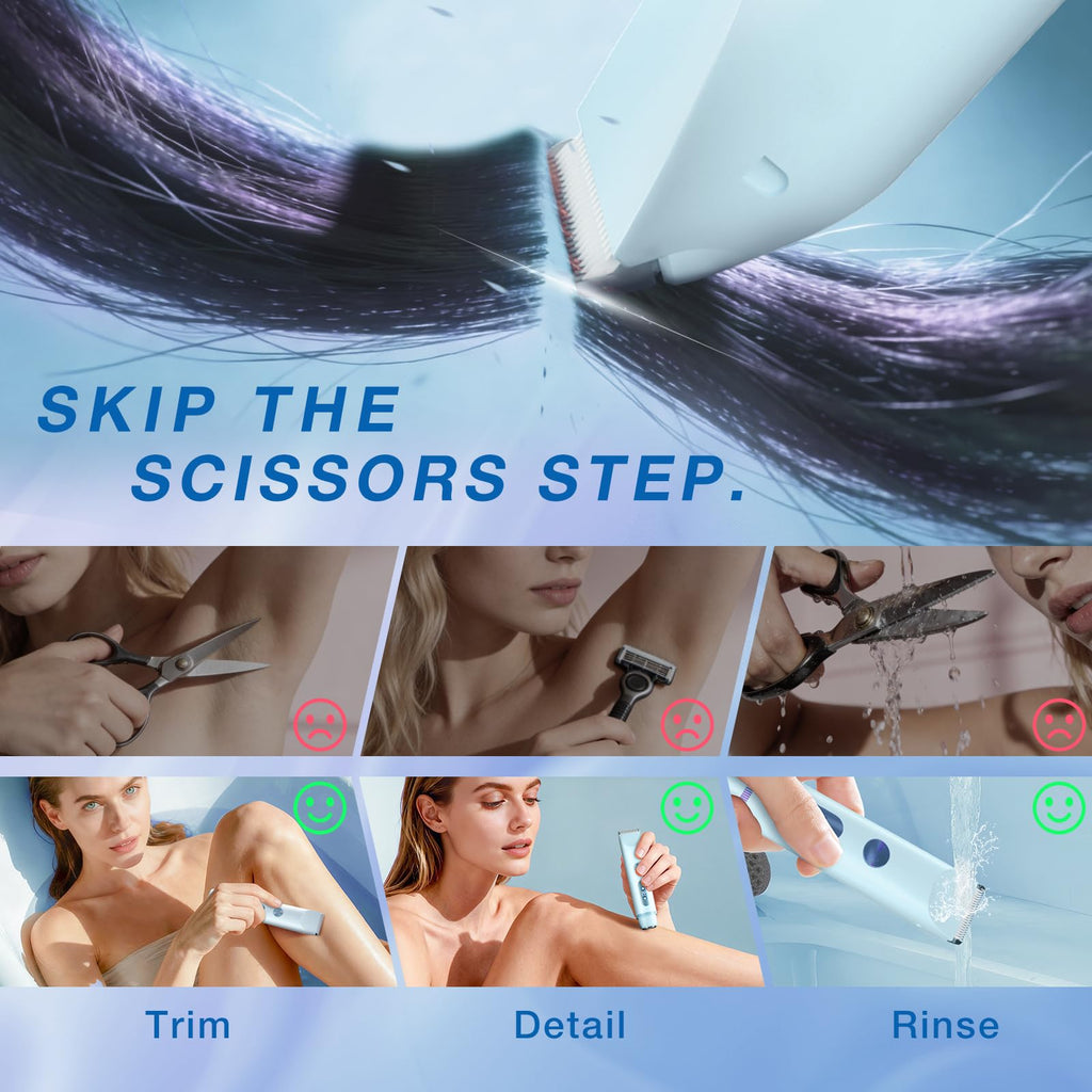 Bikini Trimmer 2 in1 Electric Razor USB-C Rechargeable Q606382