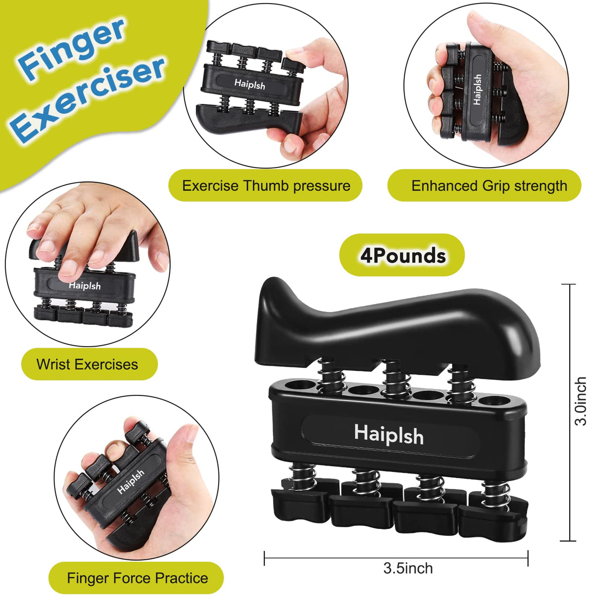 5 Pack Silicone Hand Grip Strengthener Kit H437
