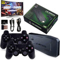 Black Wireless Retro Game Console with 2.4G Controllers V907069