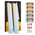 2 Packs Under Cabinet Lighting, 24in 18W Dimmable LED Light, 5 Color Temperature G700
