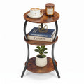 Vintage 3-Tier Round Side Table N2414