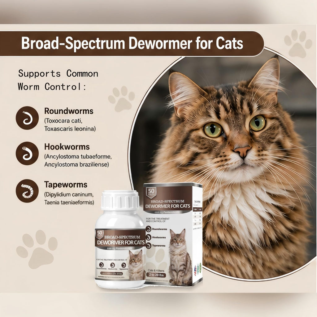 Cat Dewormer 50 Tabs M940