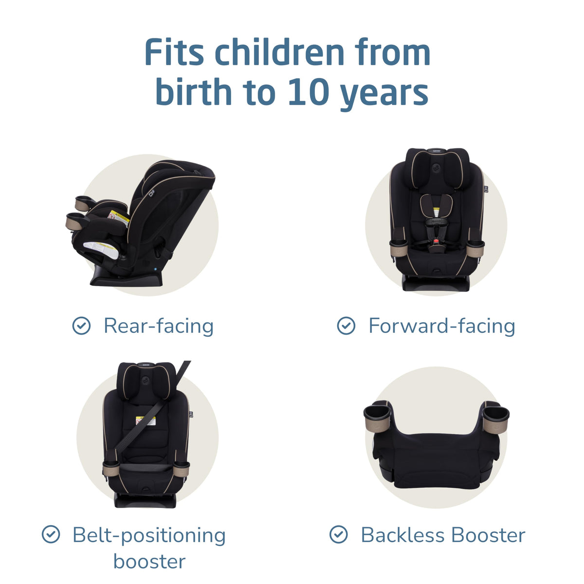 4-in-1 Convertible Car Seat L43904