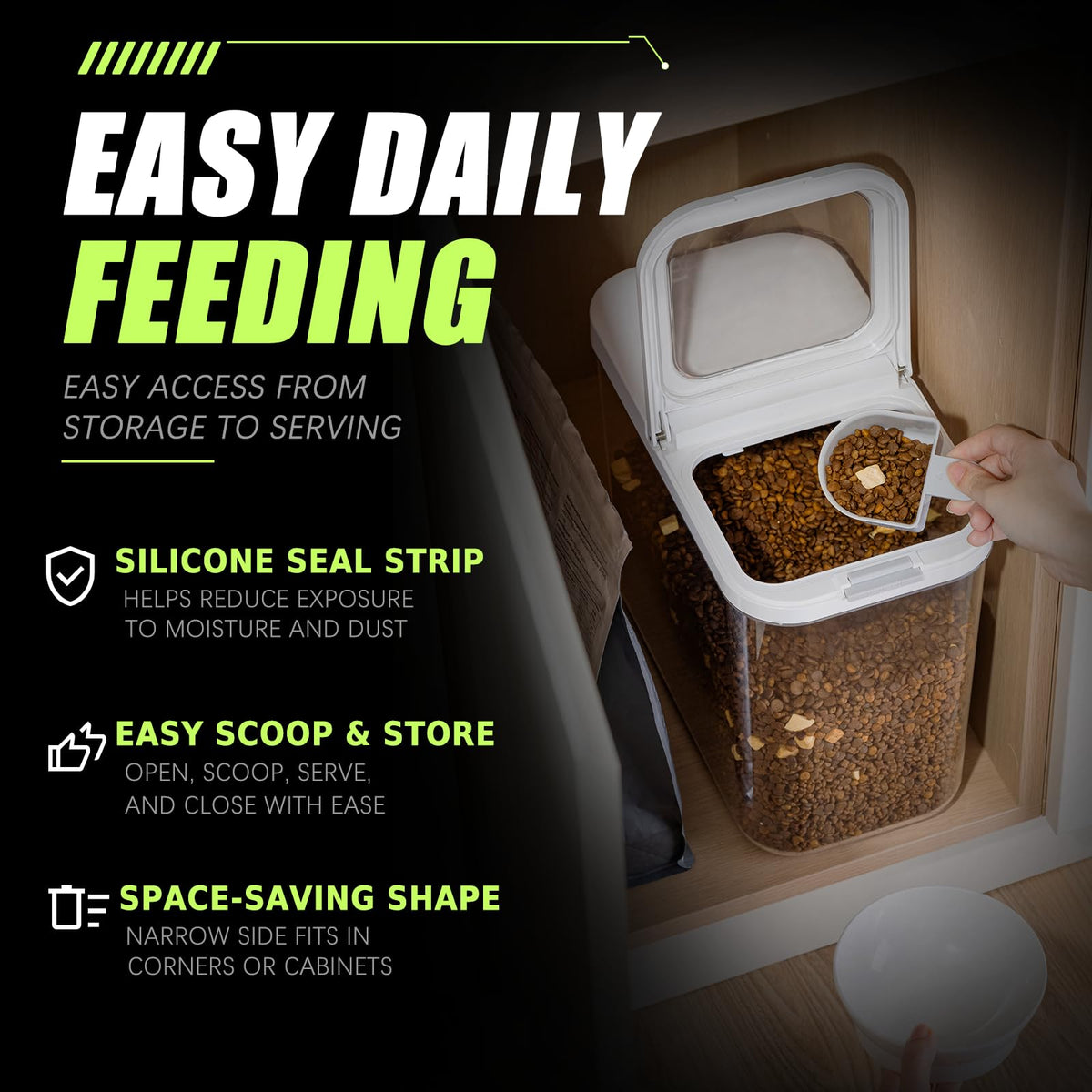 Dog Food Storage Container 10 Lbs B2738
