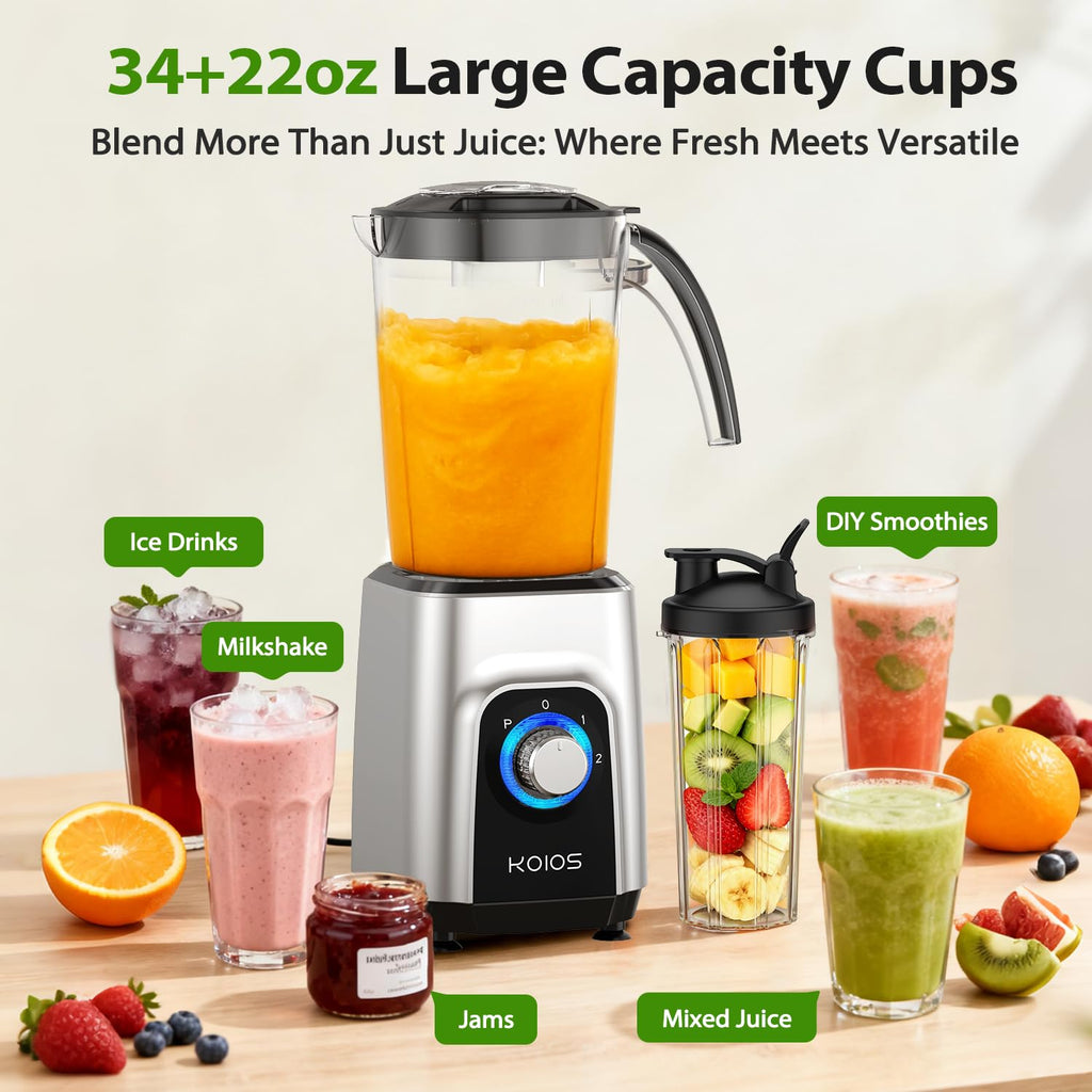 1000W 4 in 1 Blender Food Processor Combo U2637