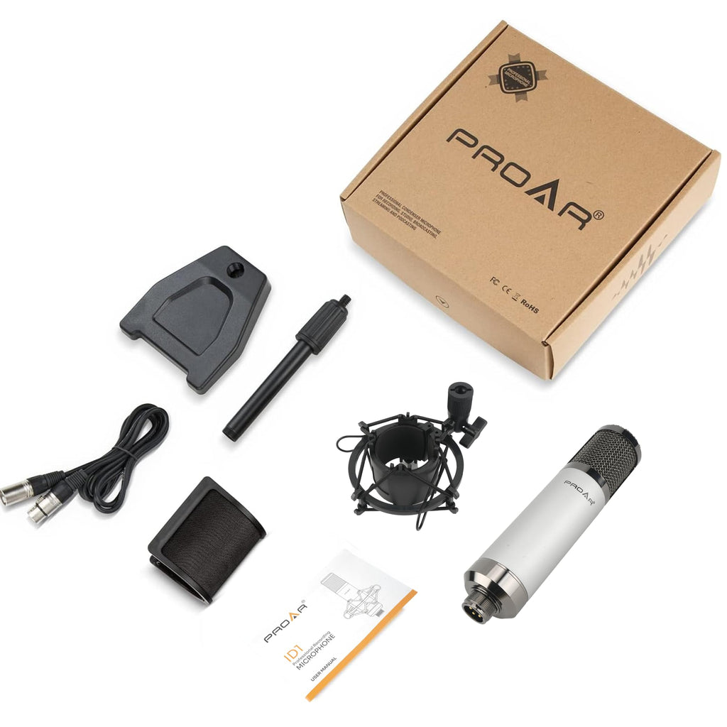 XLR Condenser Microphone with Desktop Stand L1408