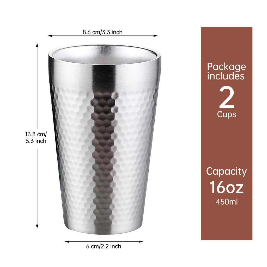 16oz Double Layer Stainless Steel Cup U879