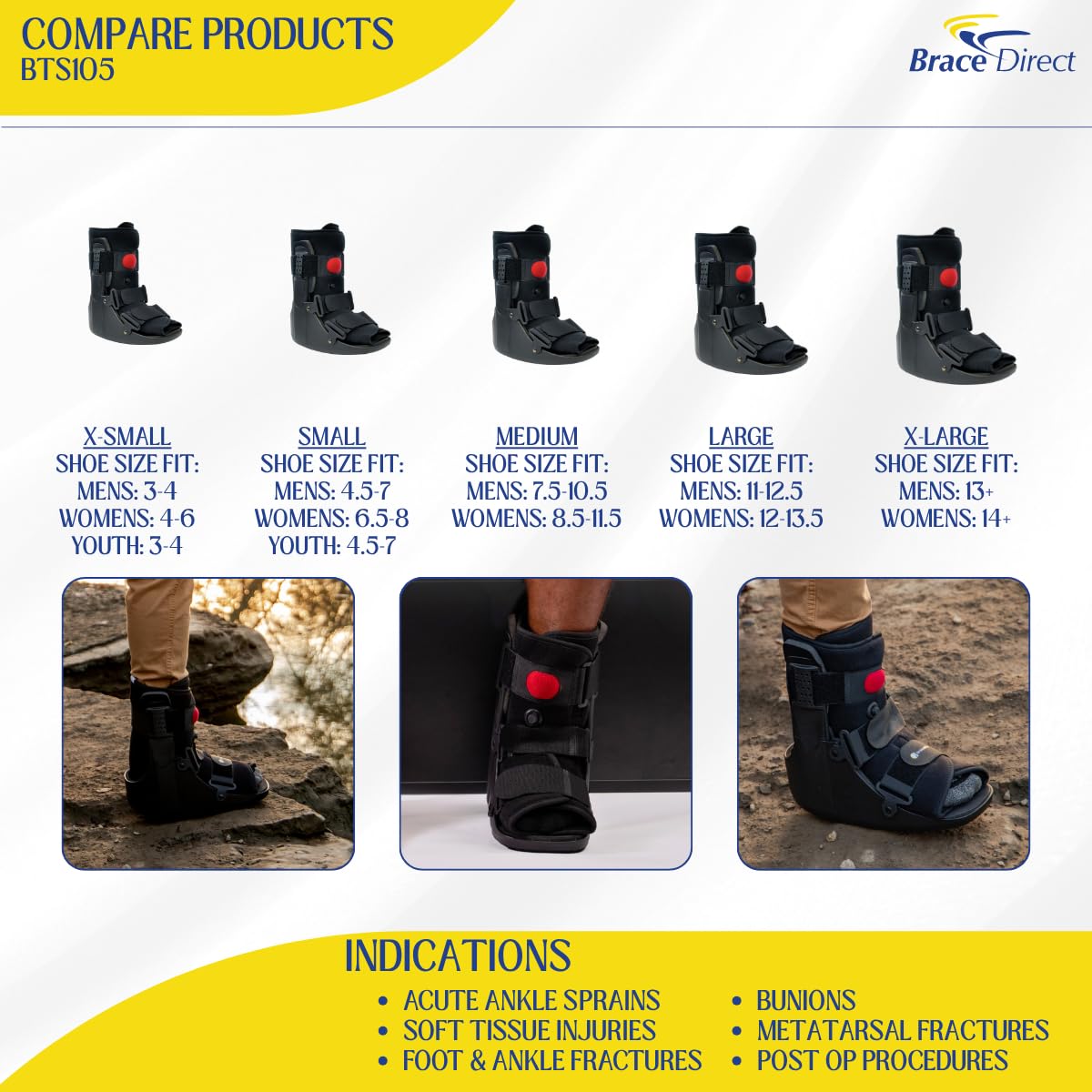 Short Air CAM Walking Boot V74469