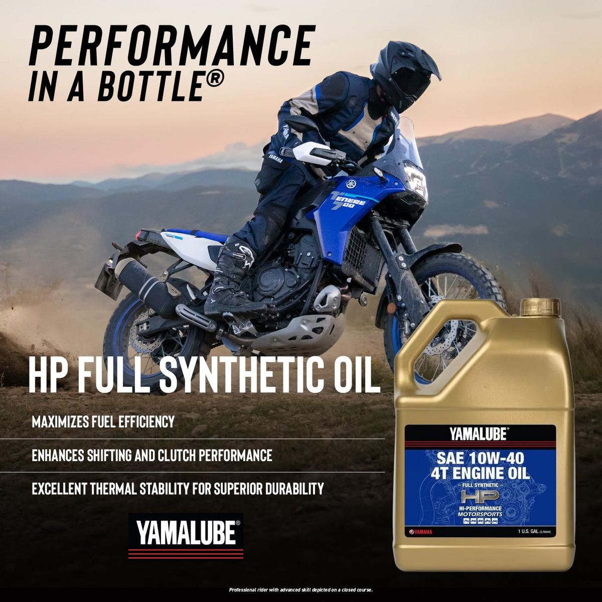 10W-40 Full Synthetic Engine Oil 1 Gallon X966098