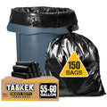 55-60 Gallon Heavy Duty Black Trash Bags 150 Bags R534252