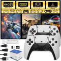 Retro Game Stick Console with 4K HDMI Output, 64GB Memory Card, and 2.4GHz Wireless Controllers B89865