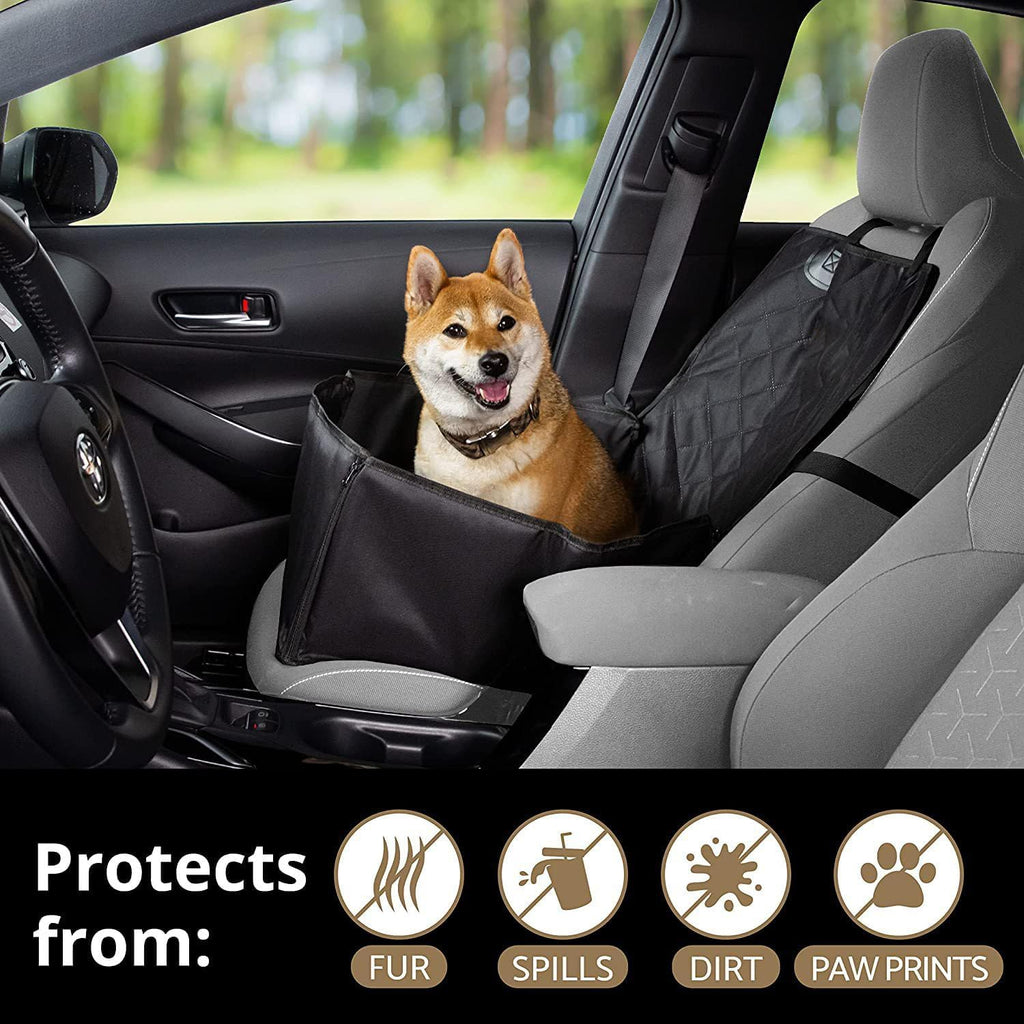 Waterproof 2-in-1 Pet Booster Seat Dog Car Seat Protector J2522
