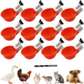 12 Pack Poultry Waterer Cups with Drill J3912