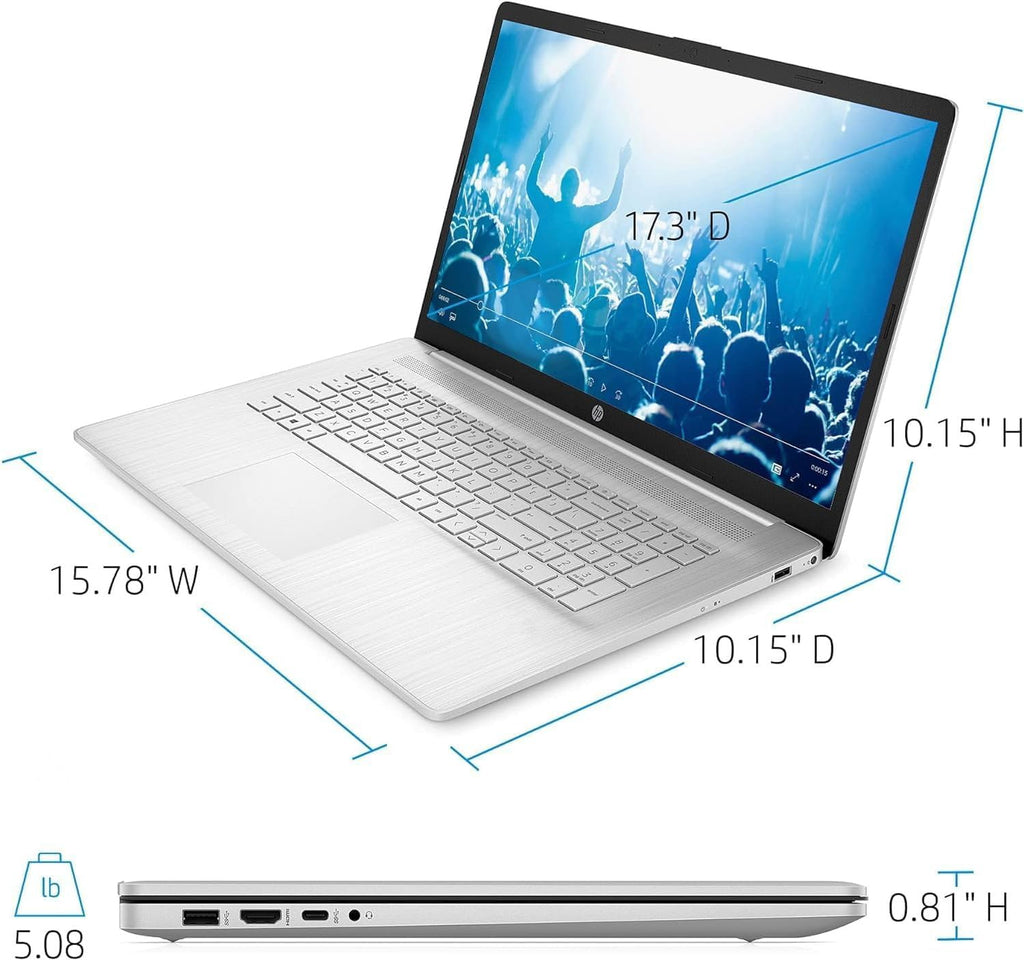 17.3" Touchscreen Laptop AMD Ryzen 5 16GB RAM 1TB SSD Natural Silver X7738