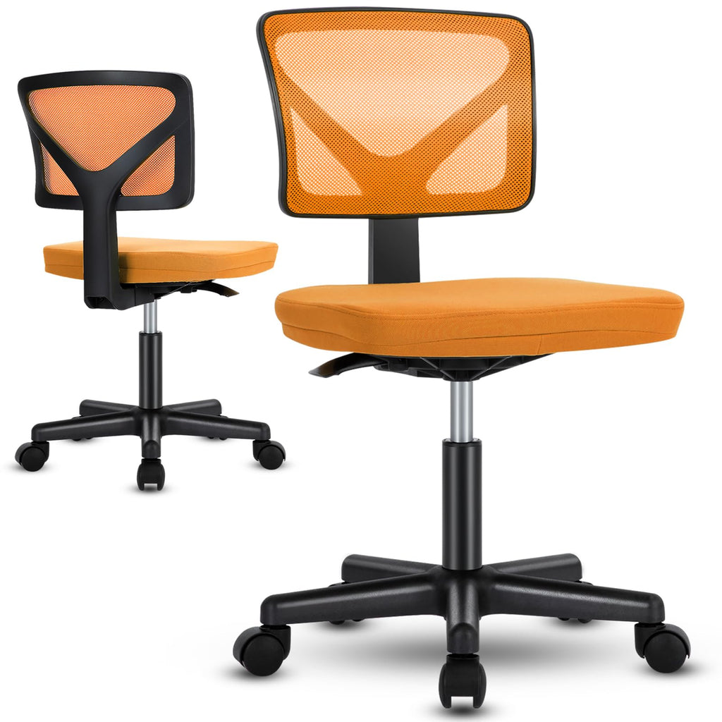 Armless Mesh Rolling Office Chair O88943