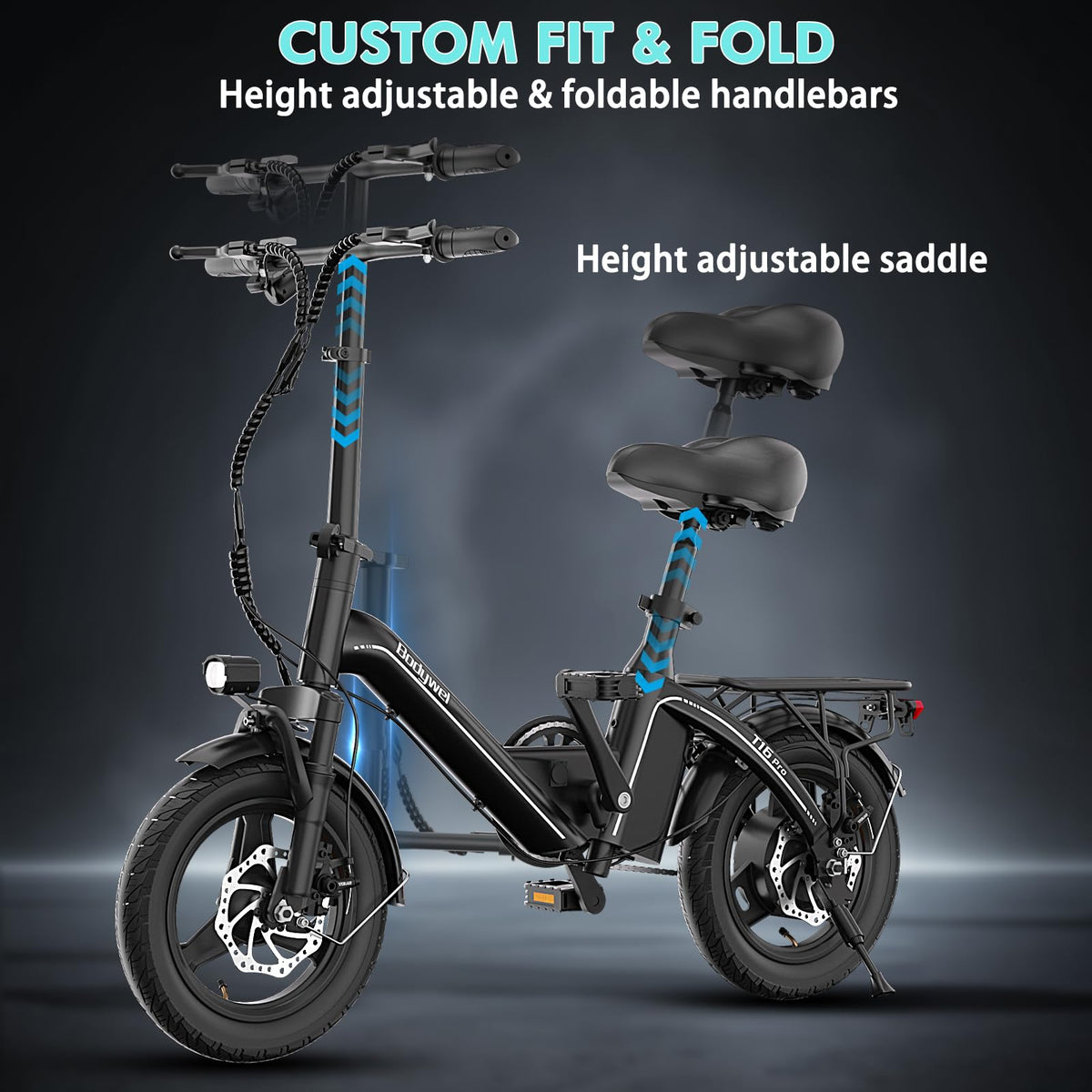 Folding Electric Bike 400W 36V 10Ah 14" P97812