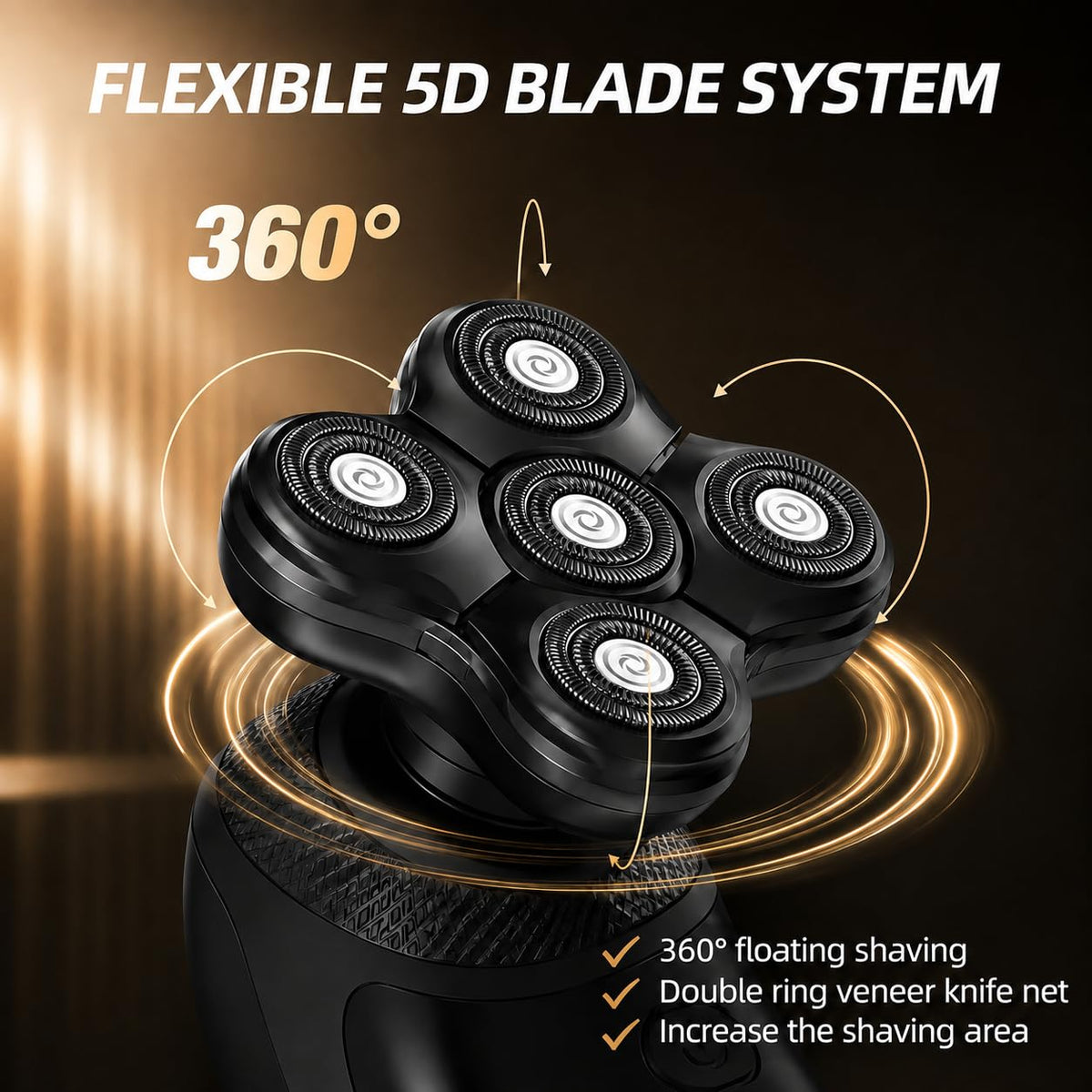 5 Head Replacement Blade for Electric Razor Shaver U8299