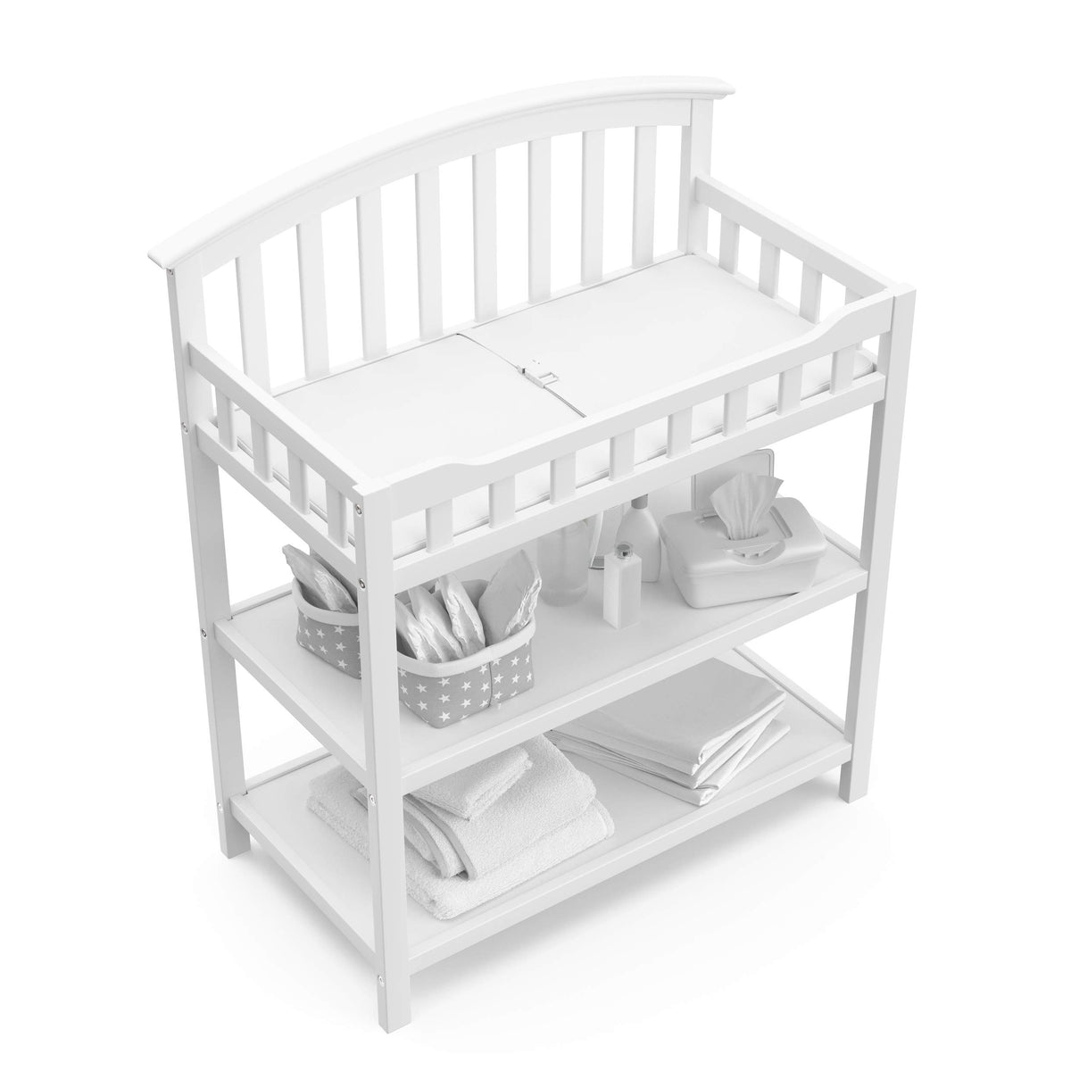 White Changing Table with Changing Pad D293