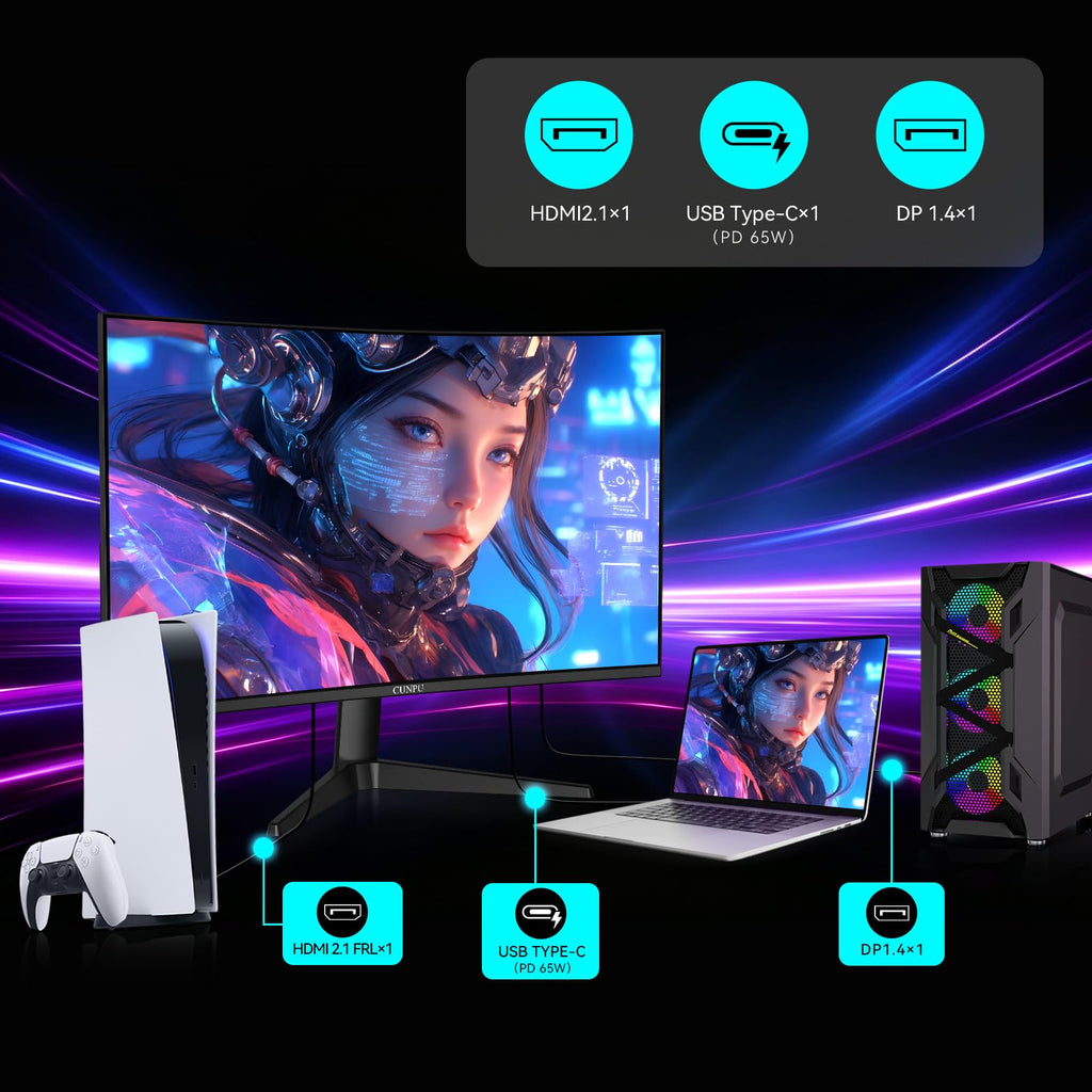 27 Inch 1440P 240Hz Curved Gaming Monitor S9512