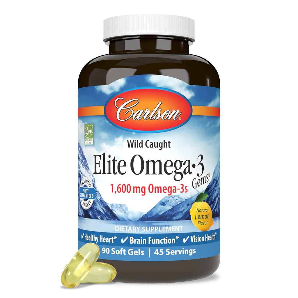 Omega-3 1600 mg Lemon 90 Softgels T65030
