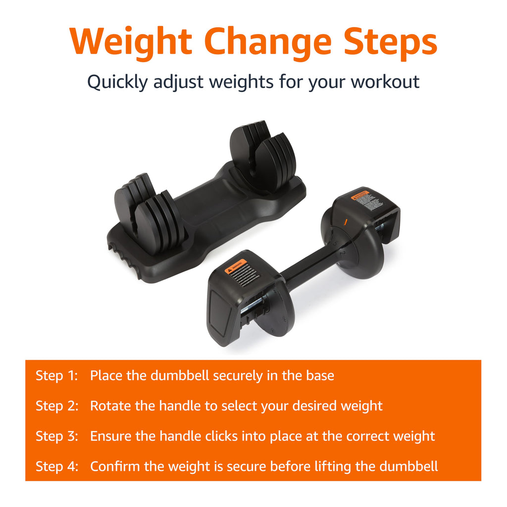 Adjustable Dumbbell, 25 lb B776