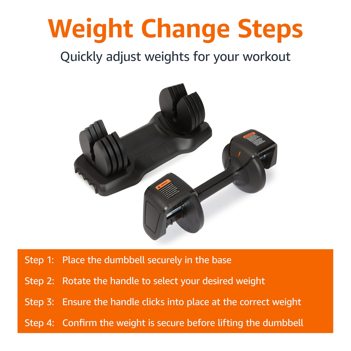 Adjustable Dumbbell, 25 lb B776