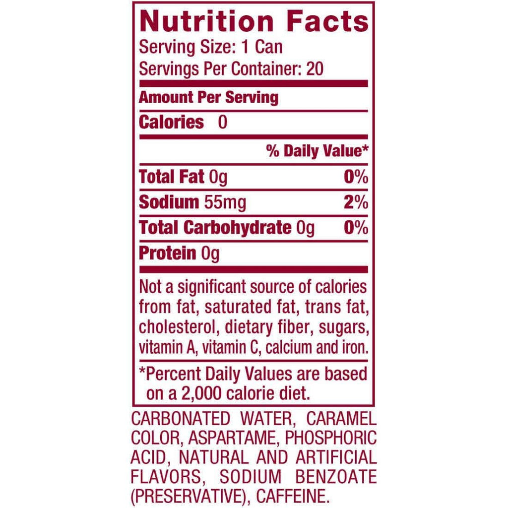 Diet Dr Pepper Soda 12 Fl Oz Cans Pack of 15 O20289