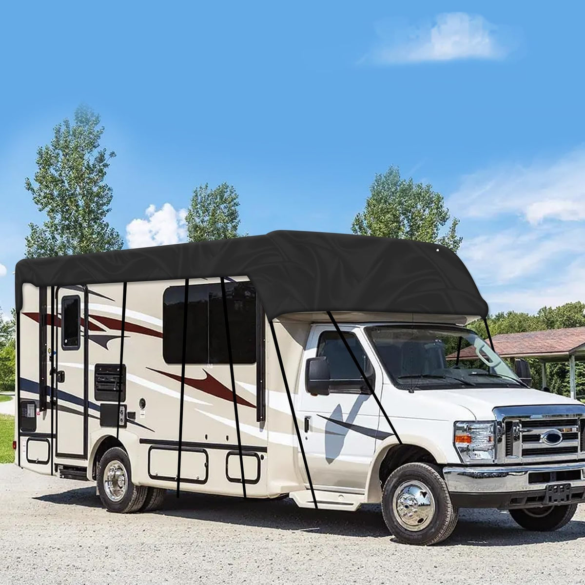 Heavy Duty Waterproof UV Resistant RV Roof Cover X951