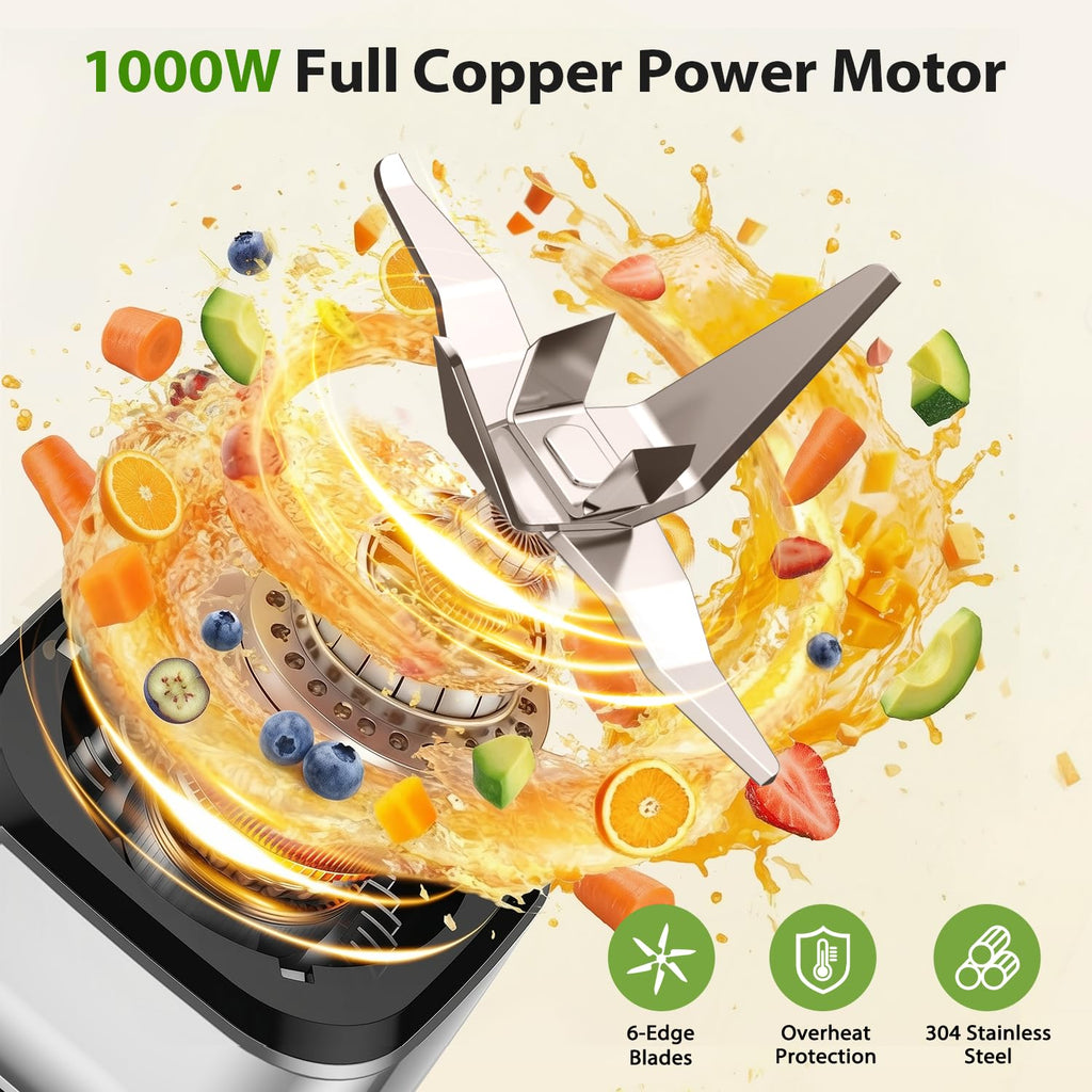 1000W 4 in 1 Blender Food Processor Combo U2637