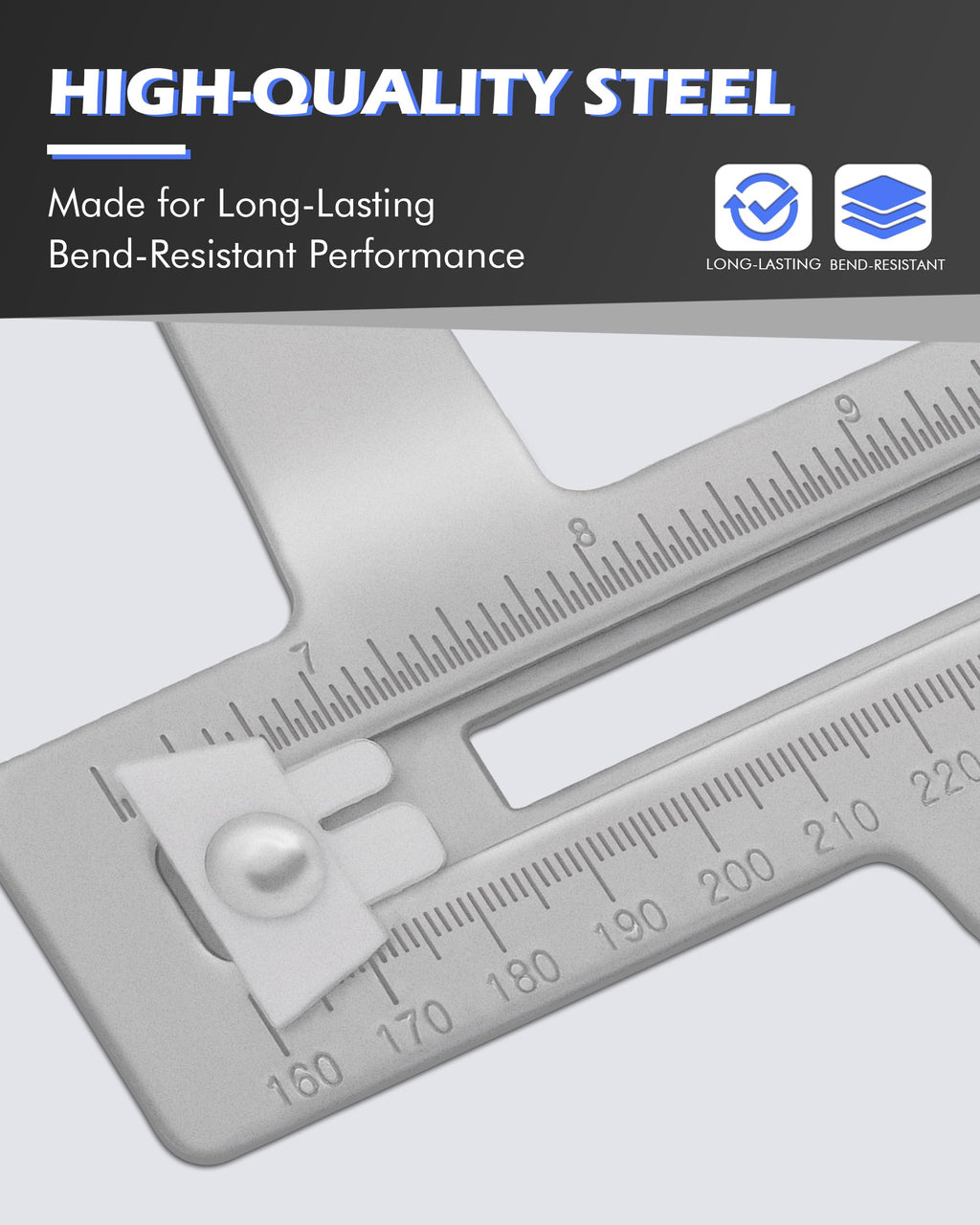 Drum Brake Measuring Tool Silver I6577