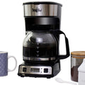 12-Cup Programmable Drip Coffee Maker with Glass Pot V82956
