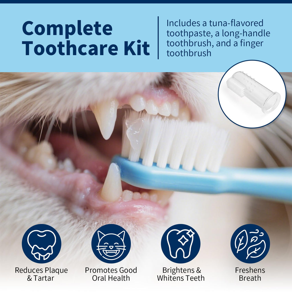 Tuna Flavor Toothpaste 1.06 oz with Toothbrush & Finger Brush U6644