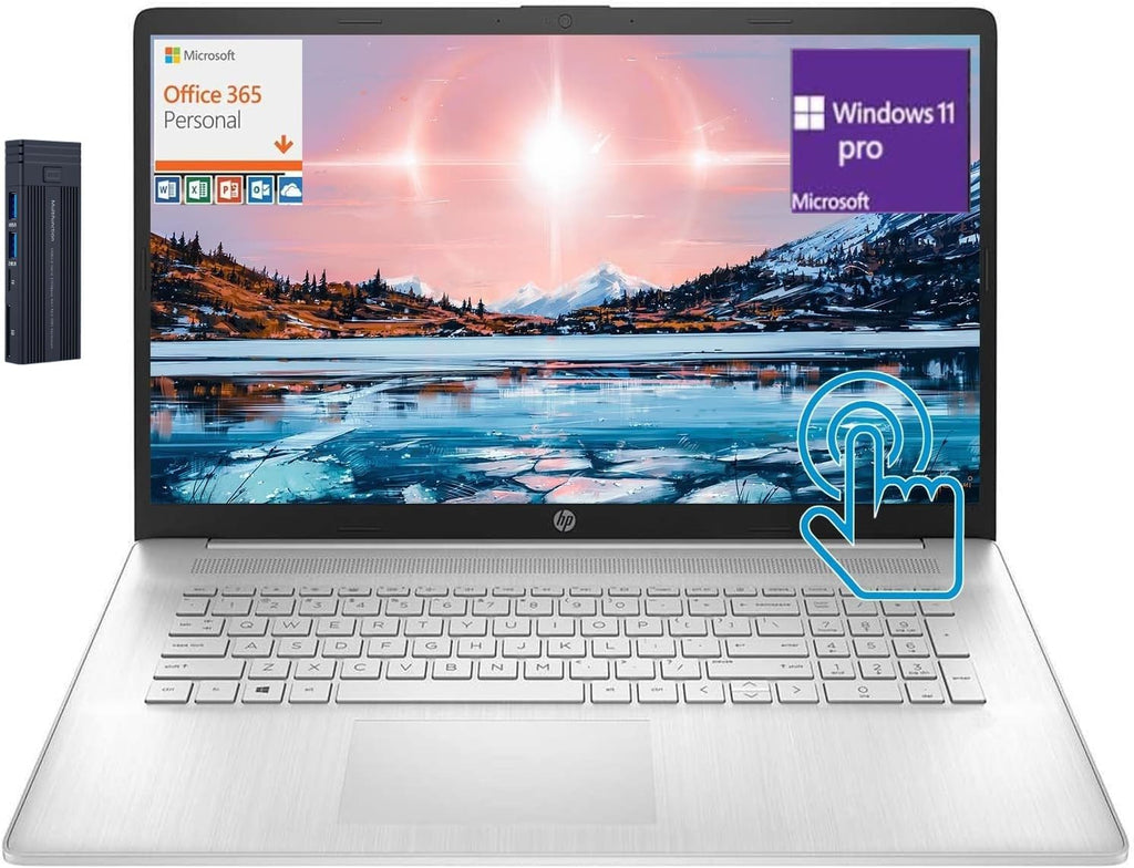 17.3" Touchscreen Laptop AMD Ryzen 5 16GB RAM 1TB SSD Natural Silver X7738