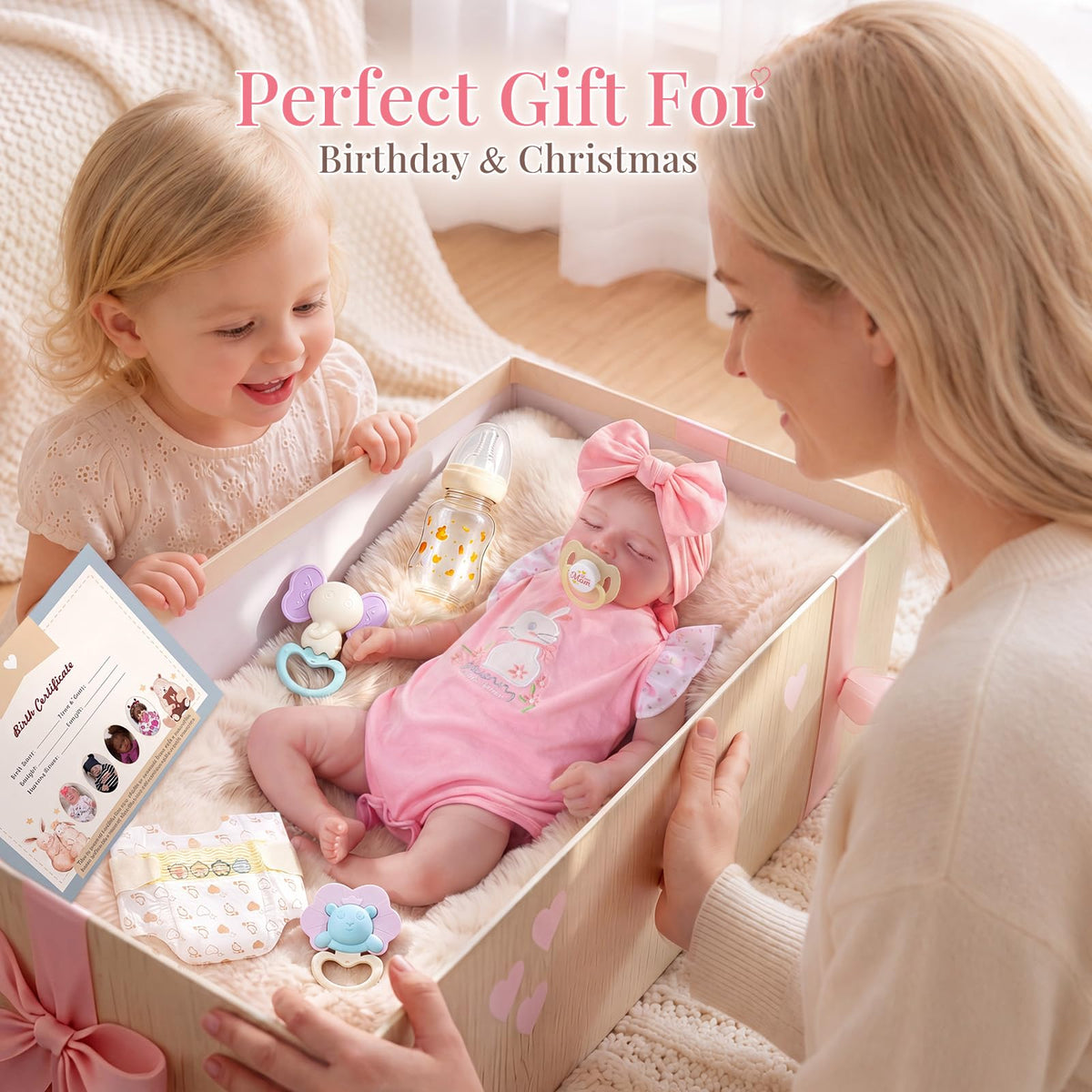 20 Inch Soft Body Realistic Baby Doll Girl D416