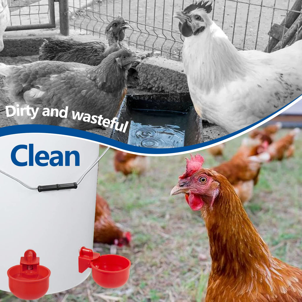 Automatic Poultry Waterer Kit 5 Gallon 12 Pack K454