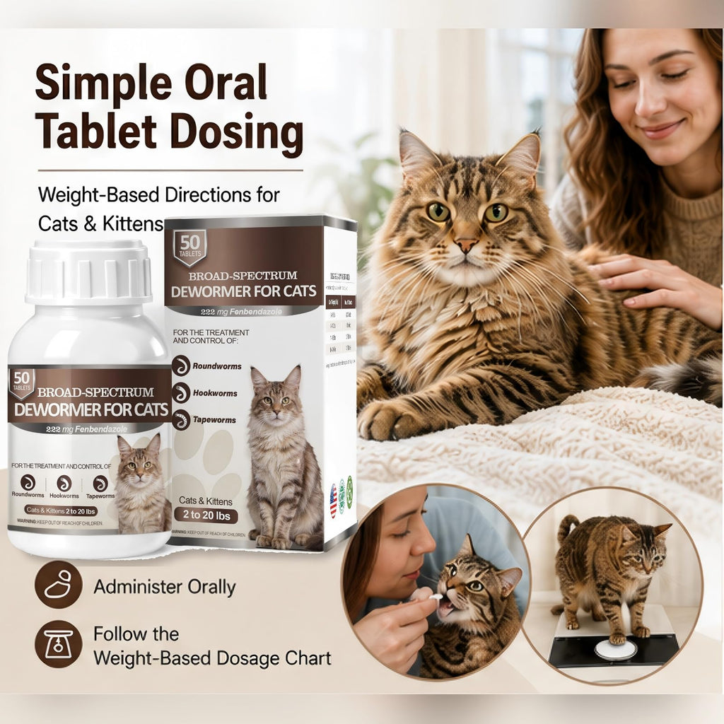 Cat Dewormer 50 Tabs M940