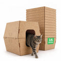 Disposable Cat Litter Boxes with High Sides 15 Pack J33782
