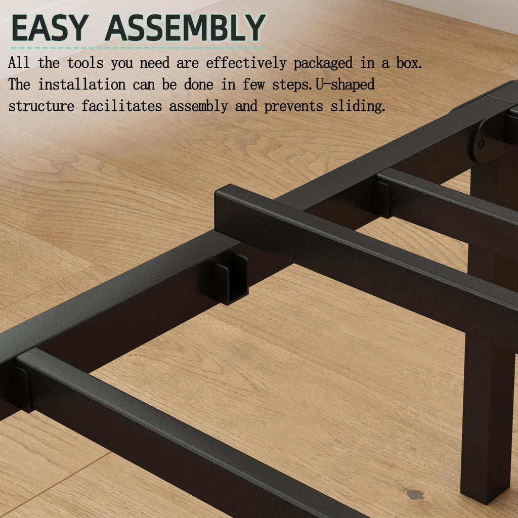 Black Full Size Bed Frame Y32315