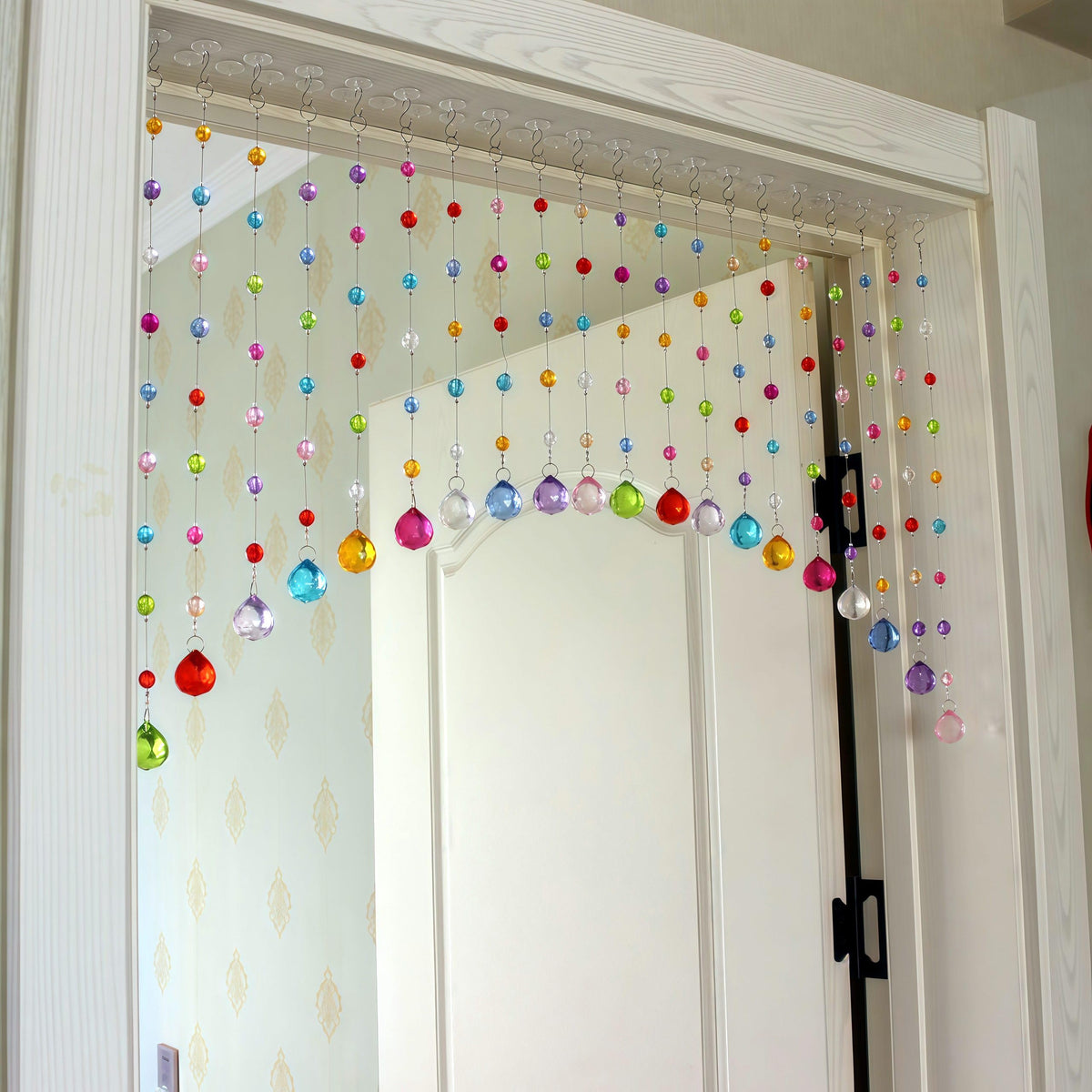 Clear Beaded Curtain 20 Strings A75009