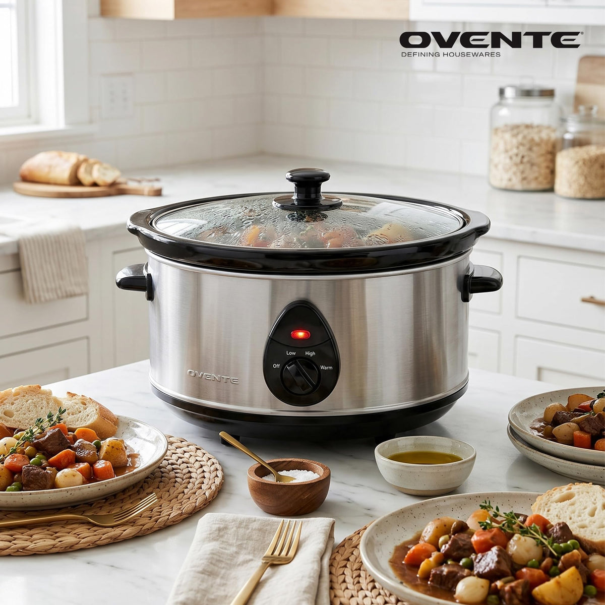 3.7 Qt Electric Slow Cooker C20380