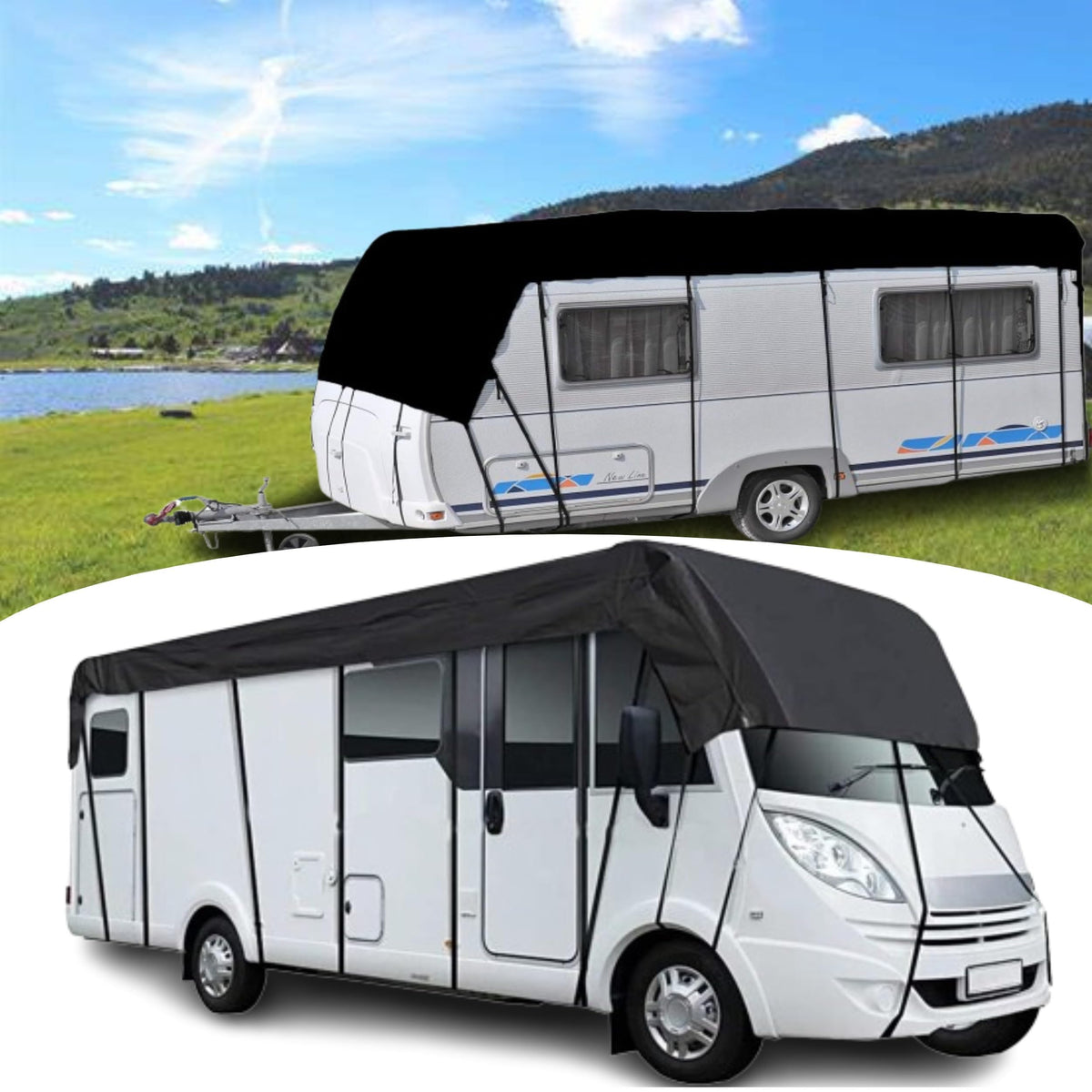 Heavy Duty Waterproof UV Resistant RV Roof Cover X951